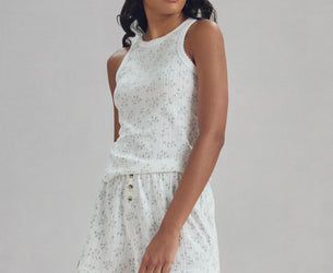 Spring Sprig Pointelle Shorts