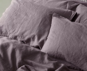 Elderberry Linen Blend Pillowcase (Pair)