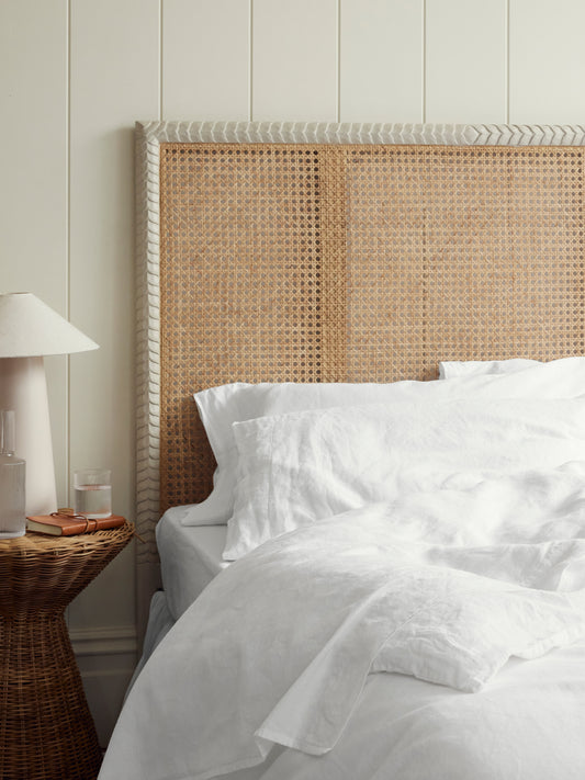 White Linen Pillowcases (Pair)