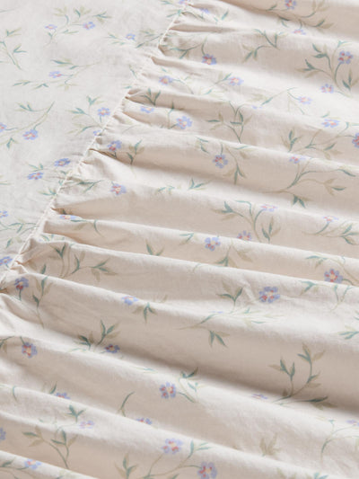 Spring Sprig Cotton Bed Skirt