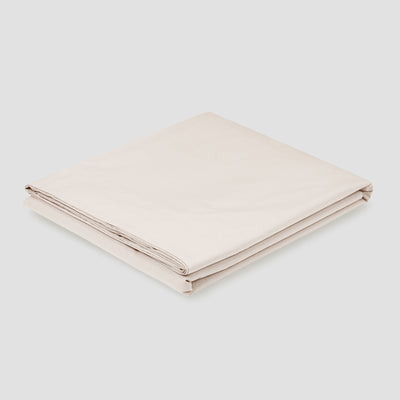 Parchment Washed Cotton Percale Flat Sheet