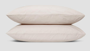 Parchment Washed Cotton Percale Pillowcases (Pair) - Piglet in Bed US