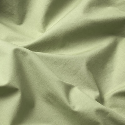 Pear Washed Cotton Percale Flat Sheet