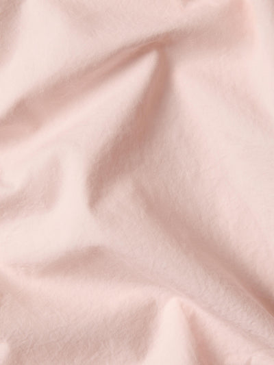 Poetic Pink Washed Cotton Percale Flat Sheet - Piglet in Bed US