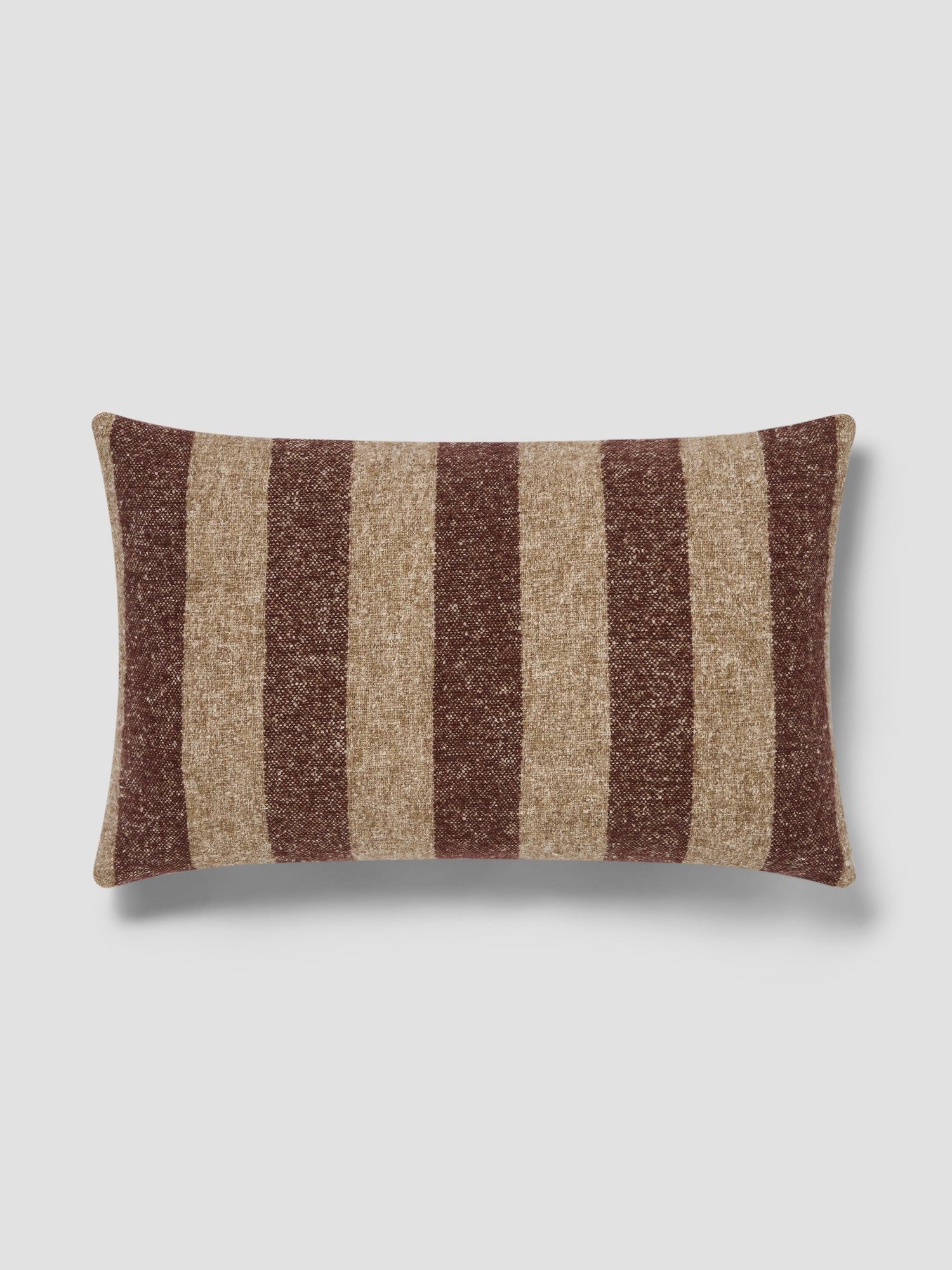 Wide Stripe Wool Rectangle Cushion Cover