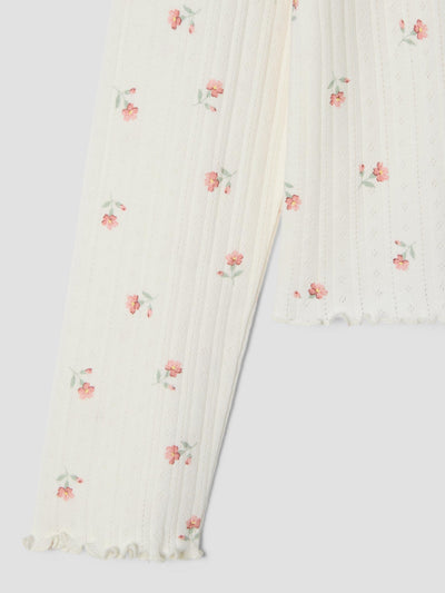 Posy Bud Pointelle Cardigan - alternate image