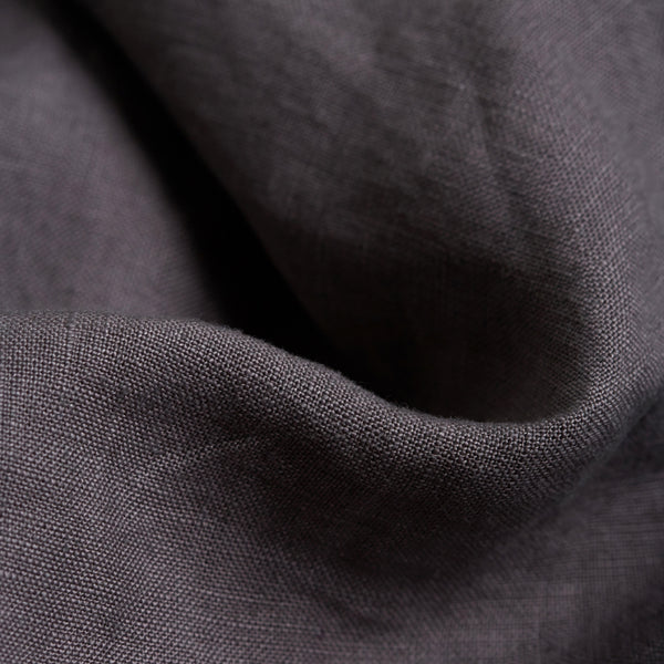 Charcoal Gray Linen Duvet Cover