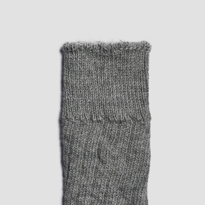 Gray Alpaca Bed Socks - alternate image