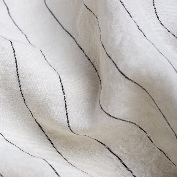 Luna Stripe Linen Flat Sheet