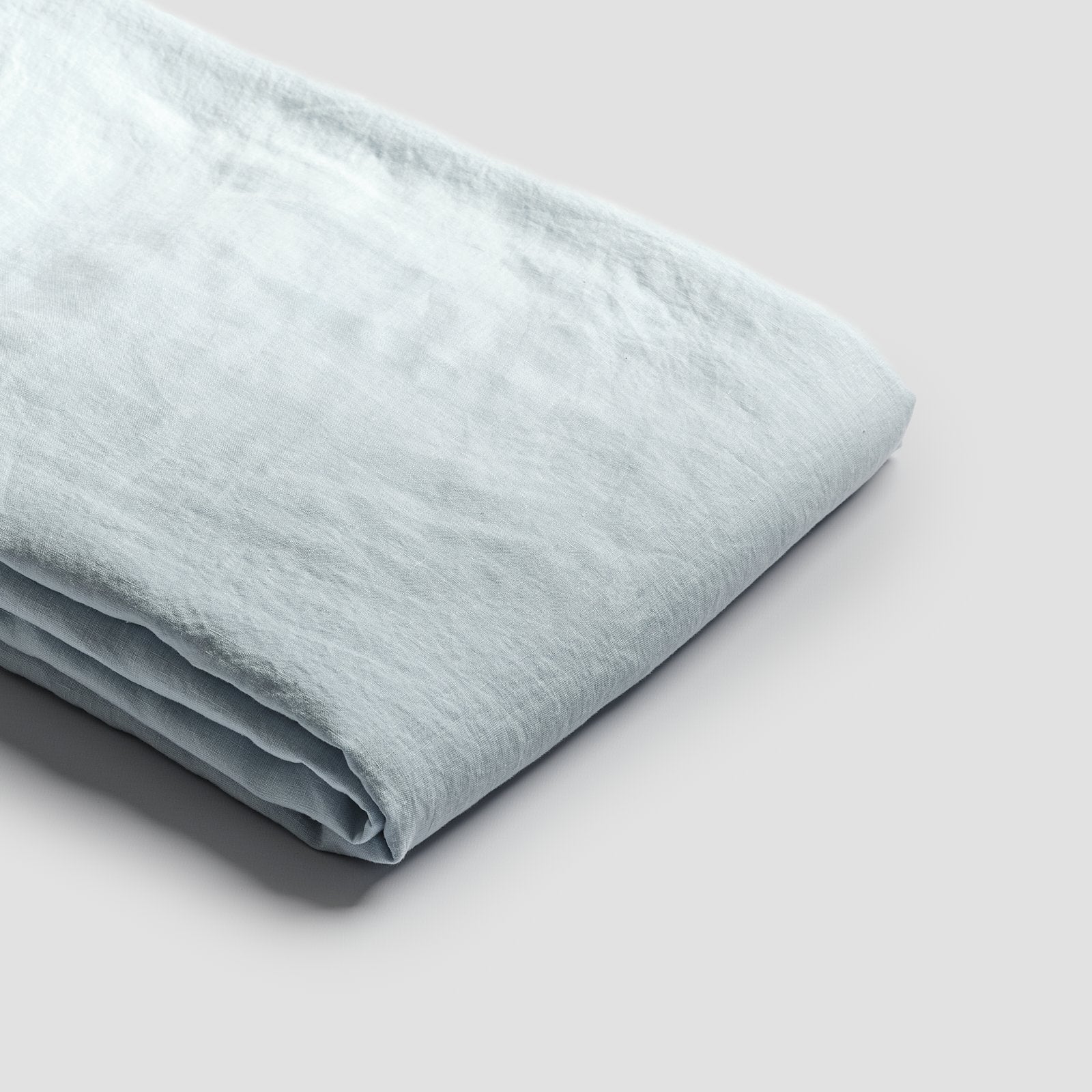Lake Blue Linen Fitted Sheet