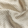 Oatmeal Stripe Linen Fitted Sheet