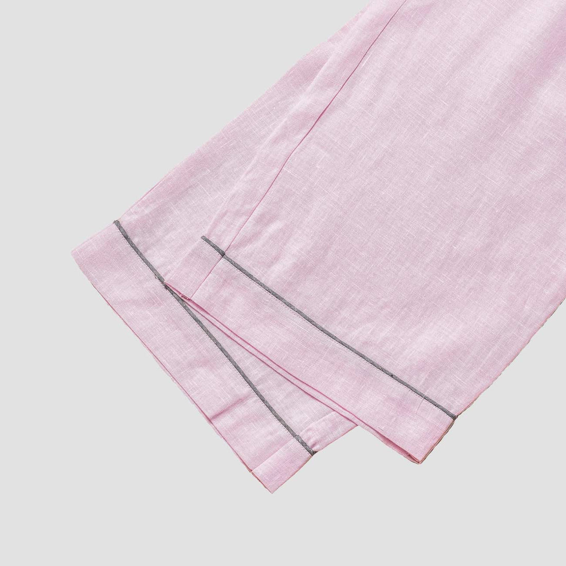 Men's Blush Pink Linen Pajama Set | Piglet in Bed US