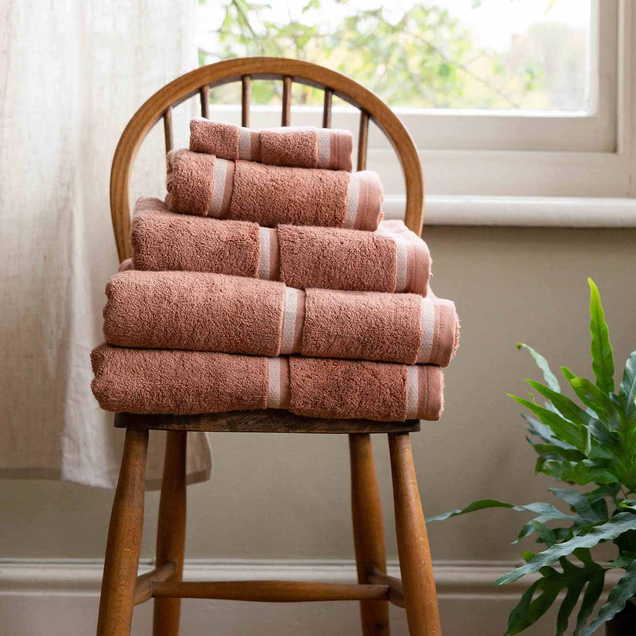 Warm Clay Cotton Towels