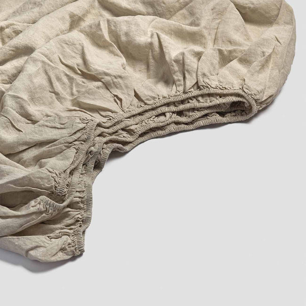Oatmeal Linen Sheet Set