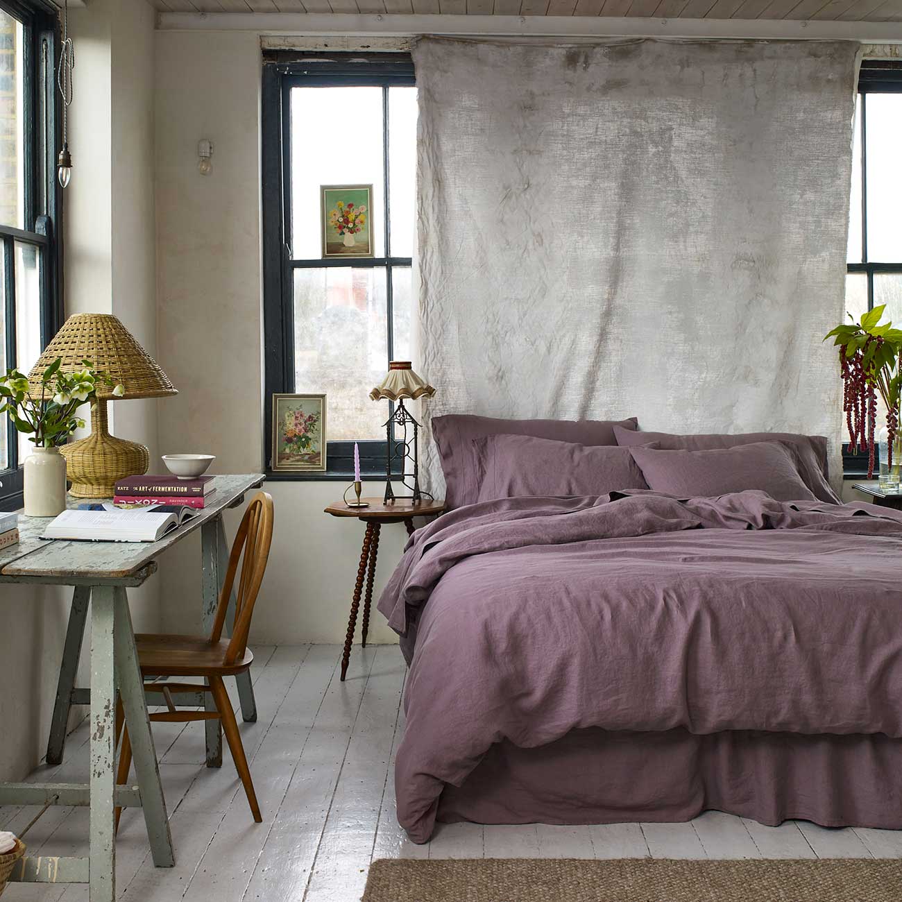 Elderberry Linen Bedding