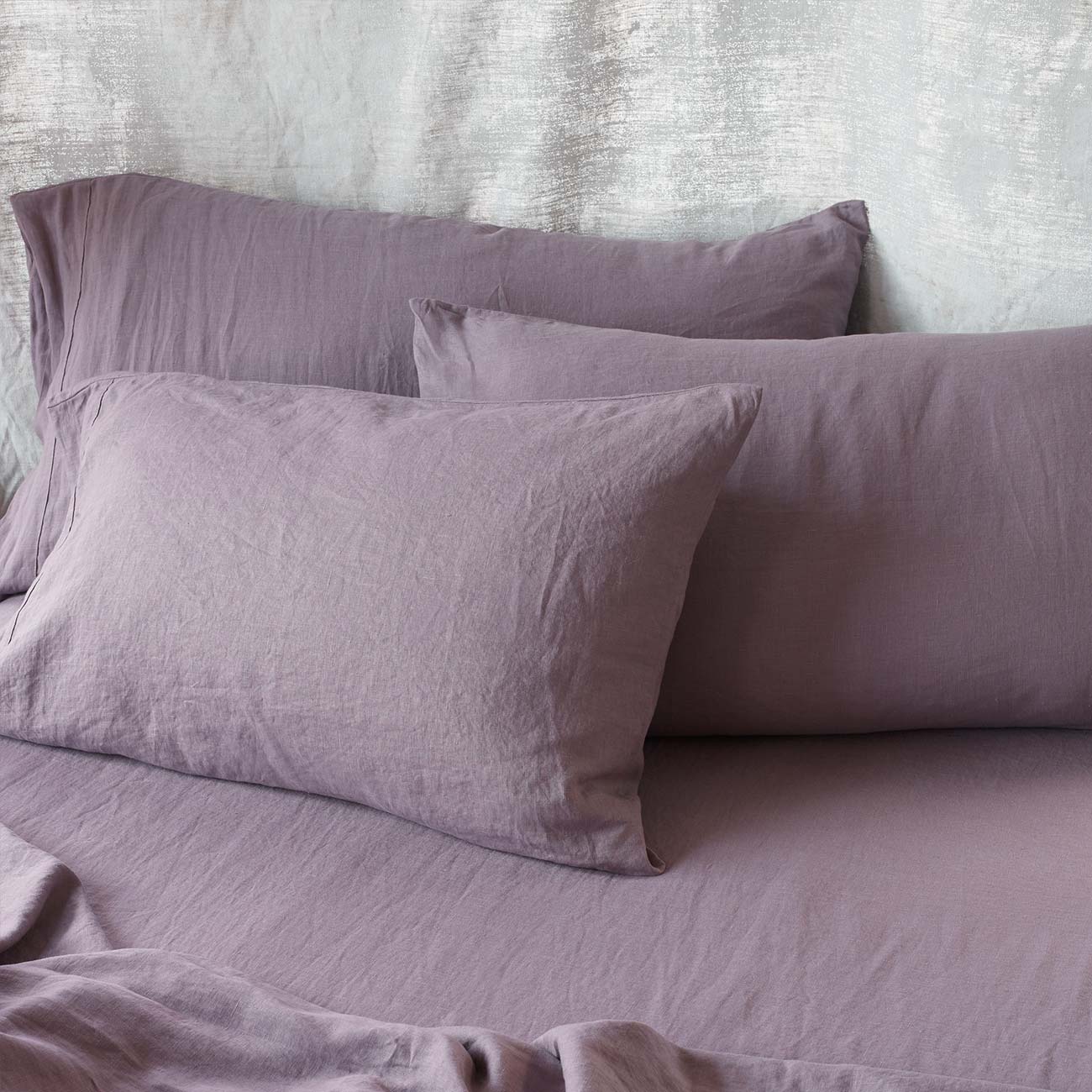 Elderberry Linen Pillowcases 