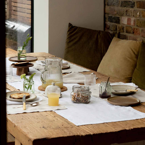 Oatmeal Linen Placemat Set