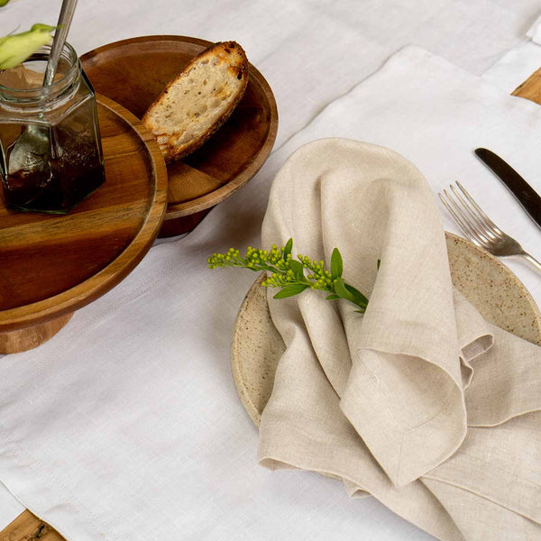 White Linen Placemat Set