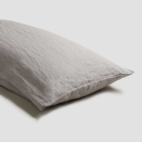 Dove Gray Linen Sheet Set