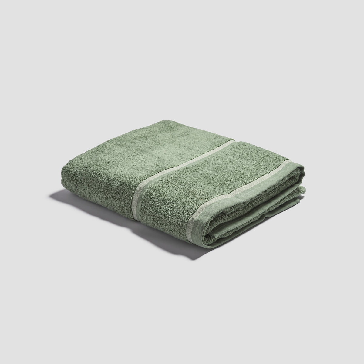 Purely Indulgent bath towel 30”X58” Green Oeko-Tex NWT