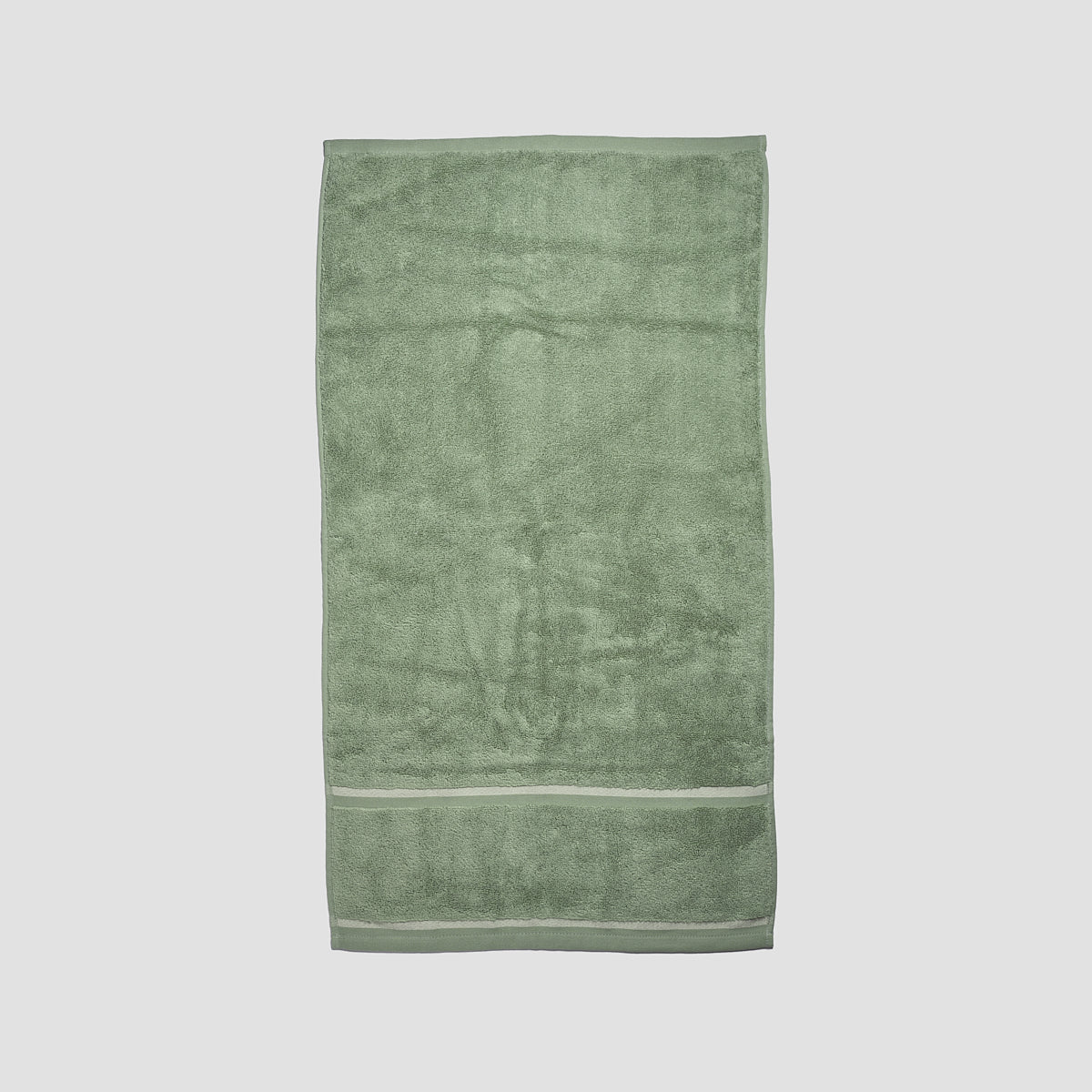 Green bathroom hand online towels