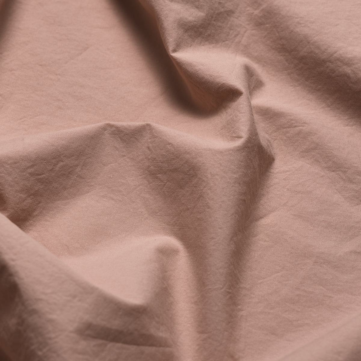 French Rose Washed Cotton Fabric Detail
