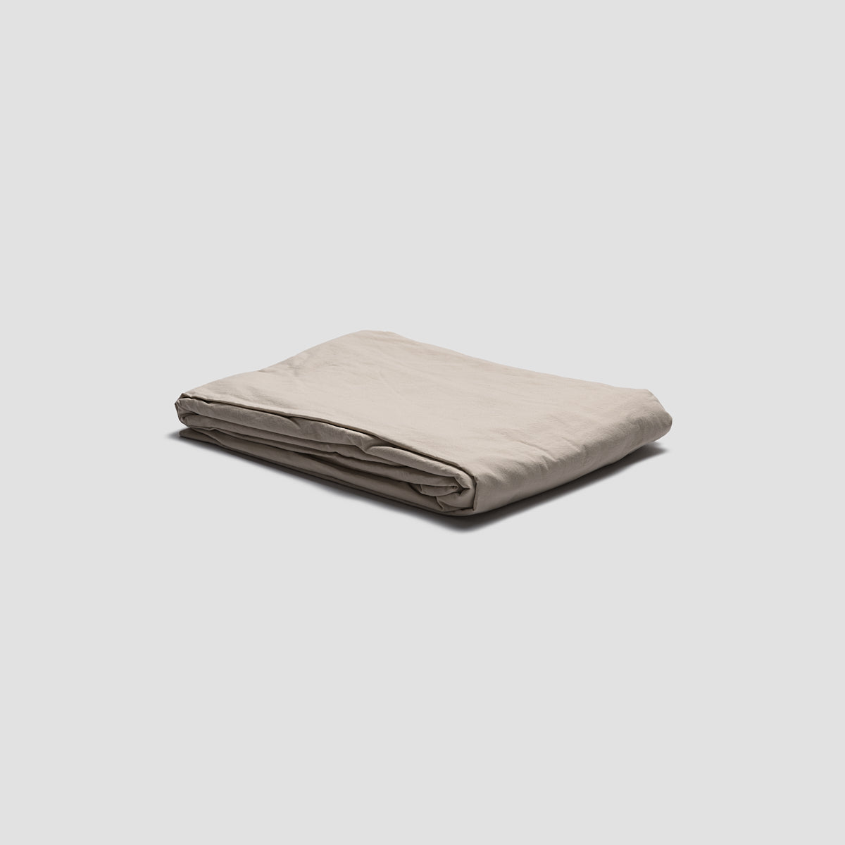 Parchment Washed Cotton Percale Fitted Sheet