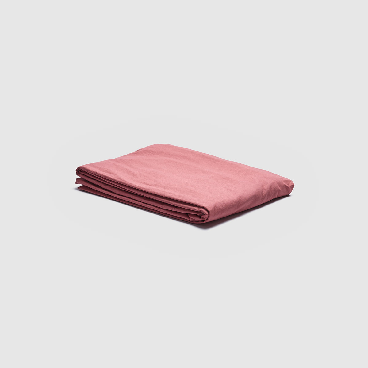 Red Dune Washed Cotton Percale Fitted Sheet