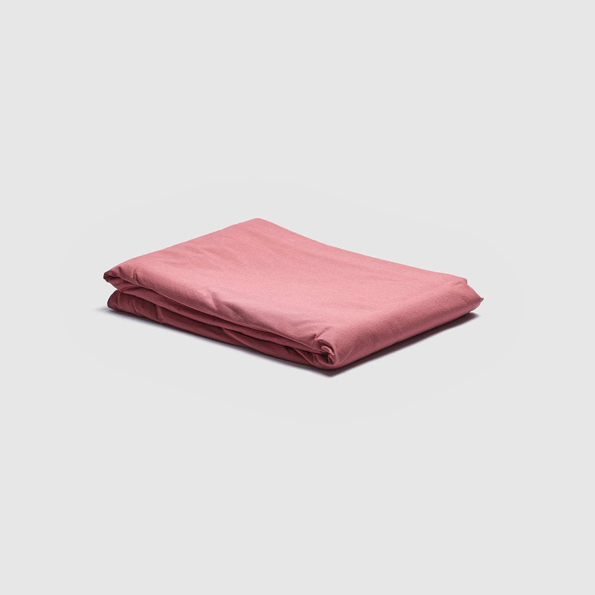 Red Dune Washed Cotton Percale Flat Sheet