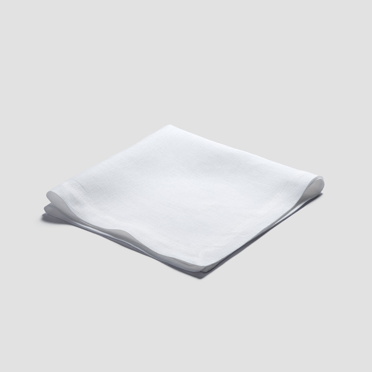 White Linen Napkin Set