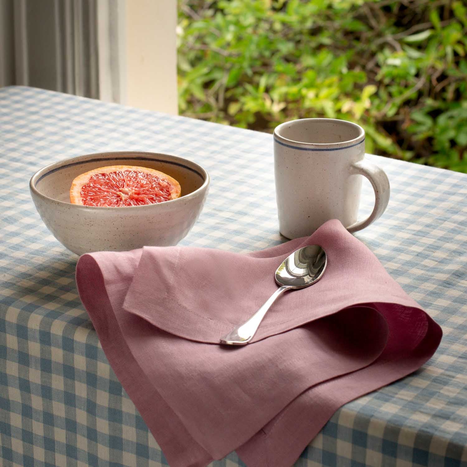 Raspberry Linen Napkin Set