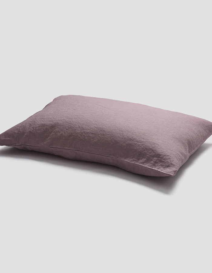 Elderberry Linen Pillowcase