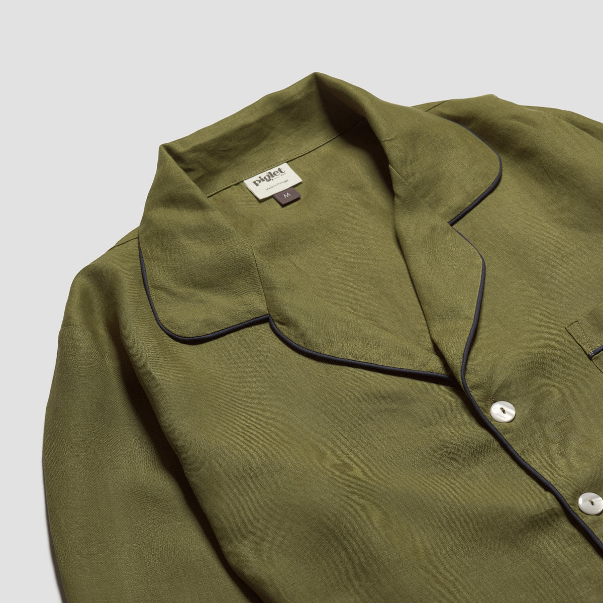Men's Linen Pajama Shirt Archive