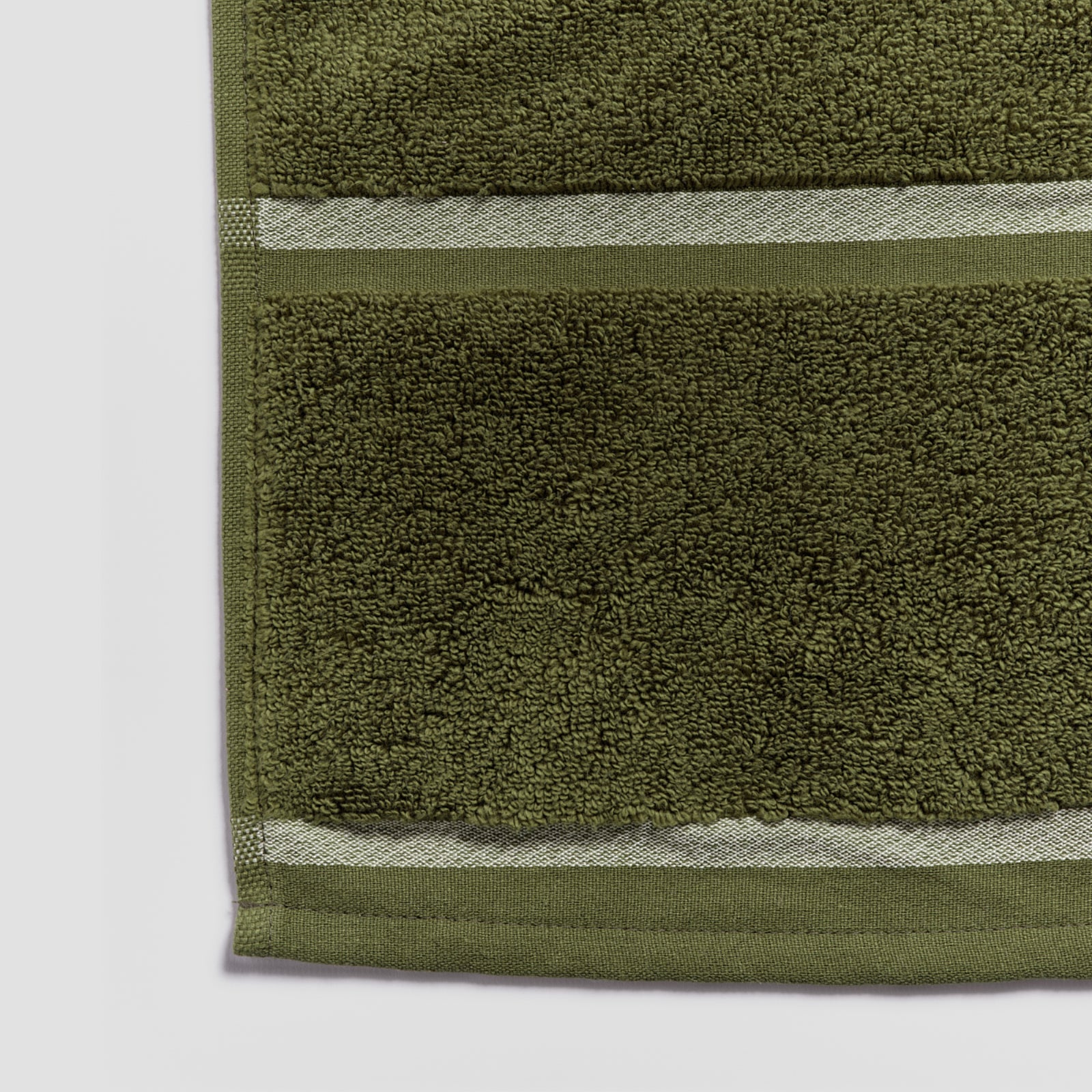 Botanic Green Cotton Towels