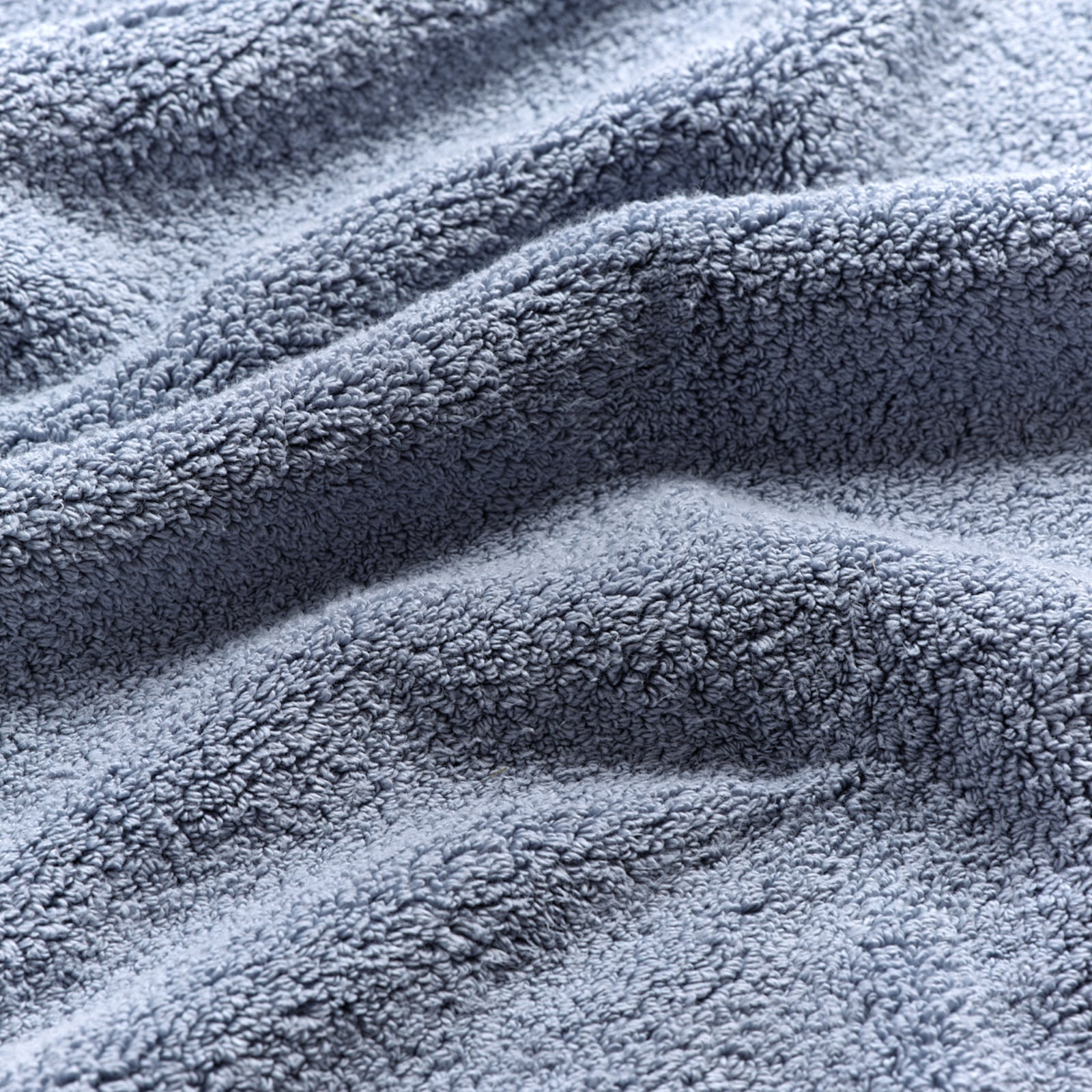 Warm Blue Cotton Towels