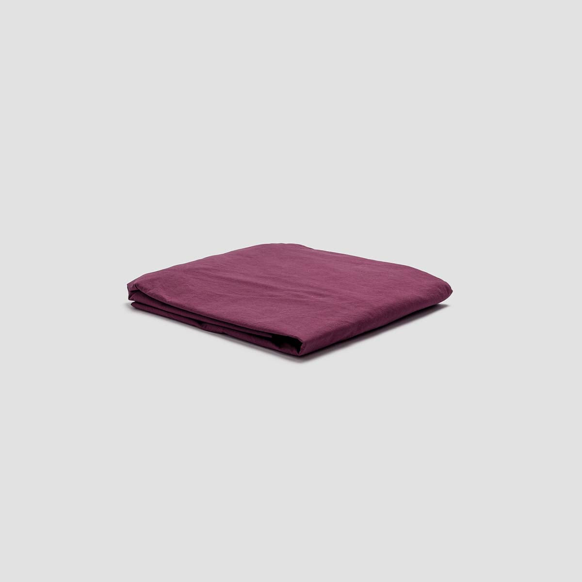 Mulberry Washed Percale Cotton Fitted Sheet