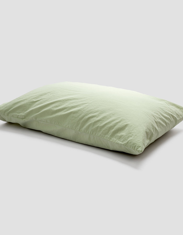 Apple Washed Percale Cotton Pillowcases (pair)