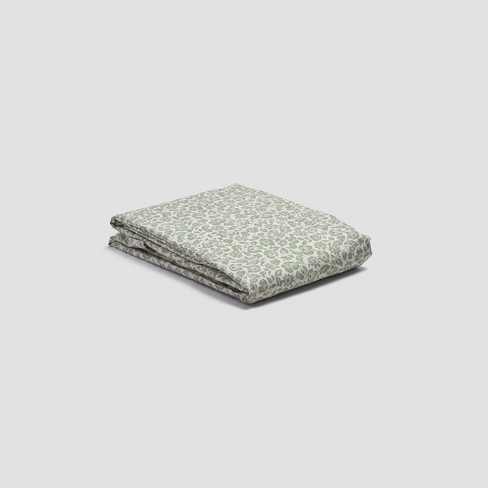 Pear Meadow Floral Cotton Fitted Sheet