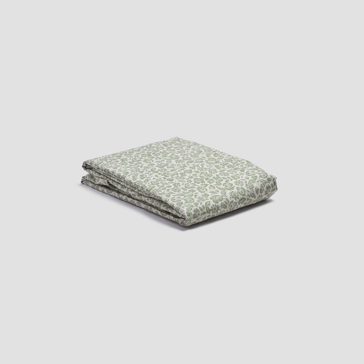 Pear Meadow Floral Washed Cotton Fitted Sheet