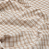 Cafe au Lait Small Gingham Fabric Detail