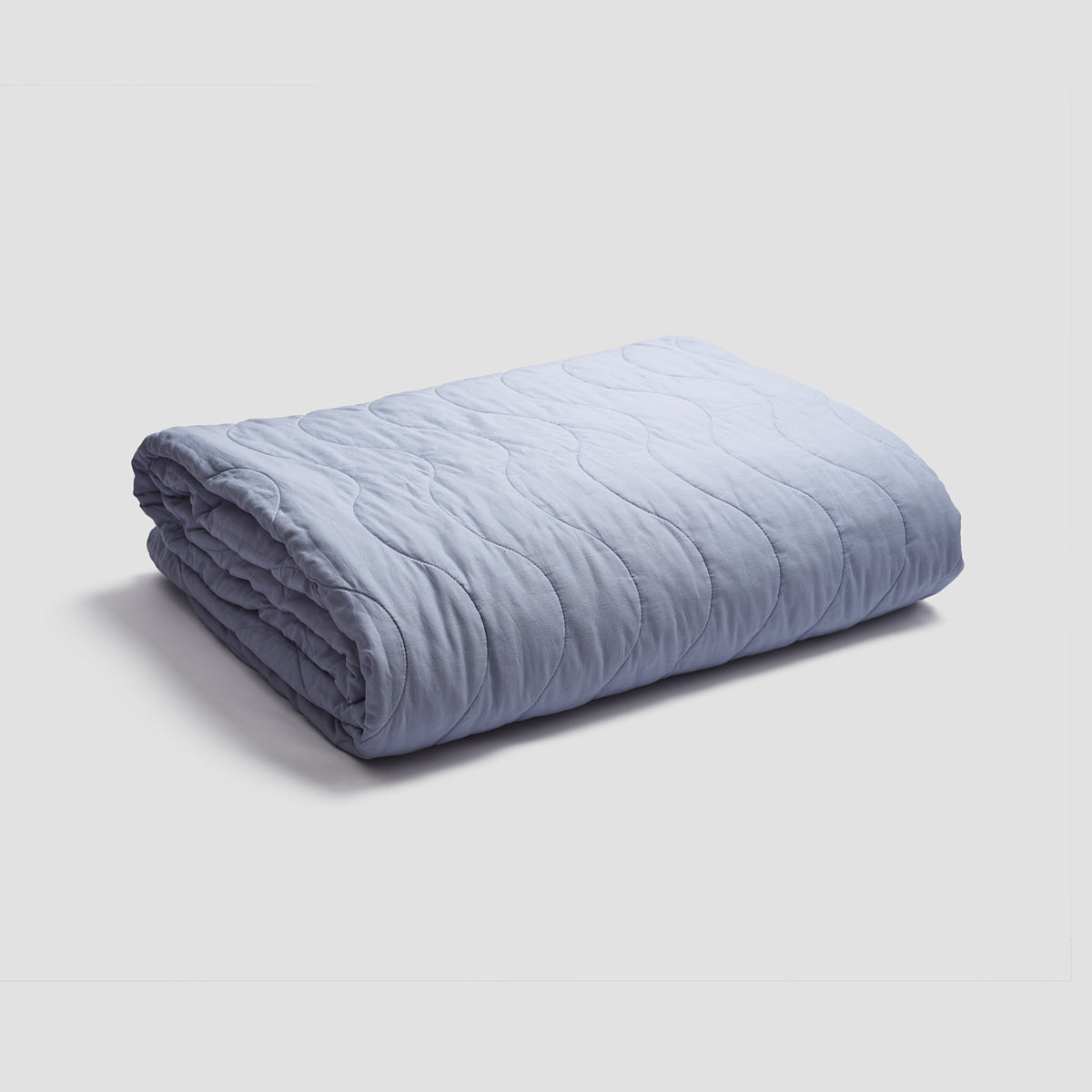 Warm Blue Cotton Quilt