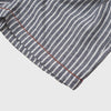 Women's Midnight Stripe Linen Pajama Shorts Piping
